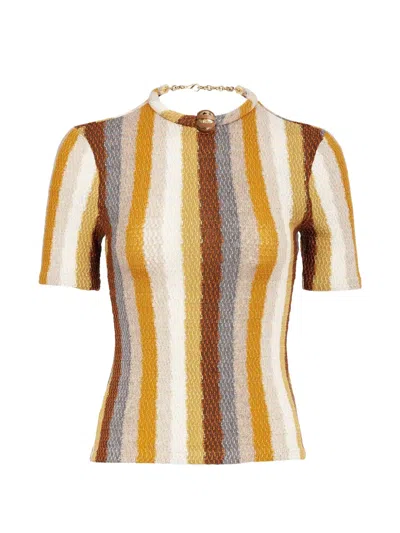 SILVIA TCHERASSI VARINIA STRIPE-PATTERN JUMPER