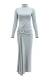 Silvia Tcherassi Venus Backless Dress In Silver