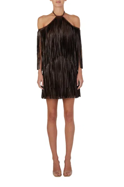 Silvia Tcherassi Vercelli Dress In Brown