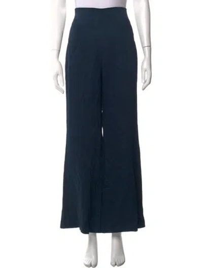 Pre-owned Silvia Tcherassi Wide Leg Pants In Blue