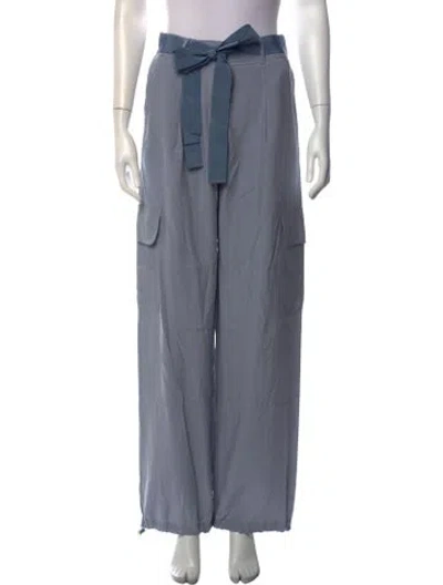 Pre-owned Silvia Tcherassi Wide Leg Pants In Blue