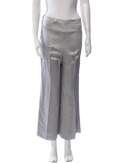 Pre-owned Silvia Tcherassi Wide Leg Pants In Gray