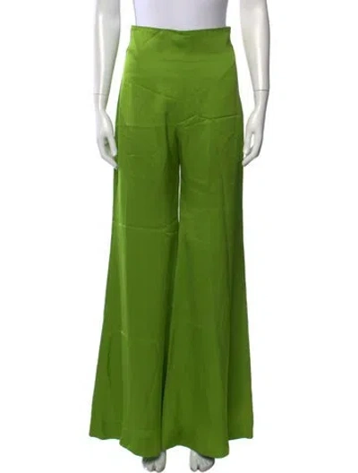 Pre-owned Silvia Tcherassi Wide Leg Pants In Green