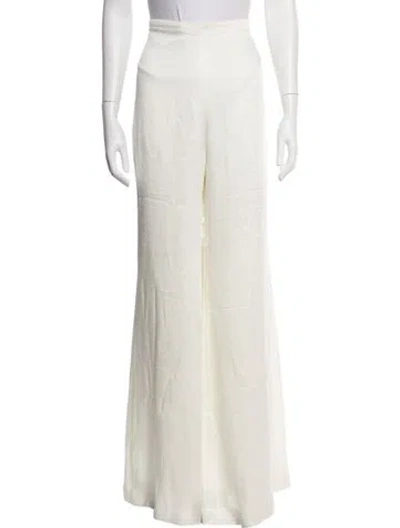 Pre-owned Silvia Tcherassi Wide Leg Pants In Neutrals