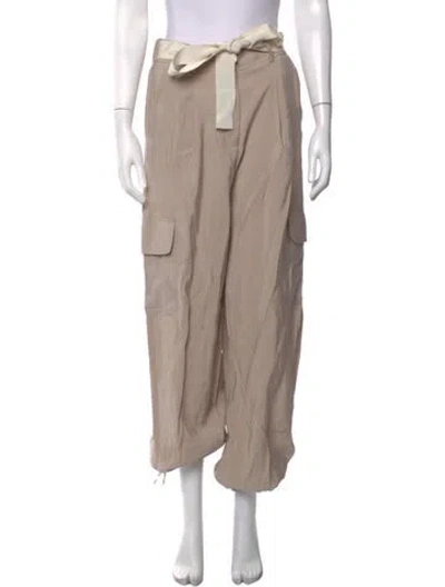 Pre-owned Silvia Tcherassi Wide Leg Pants W/ Tags In Neutrals