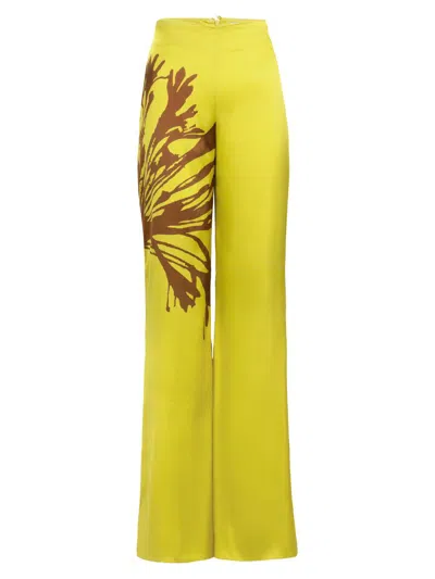 Silvia Tcherassi Women's Andie Dandelion Print Silk Pants