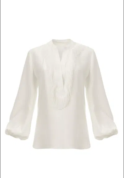 Silvia Tcherassi Women's Sanford Blouse In White