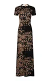 Silvia Tcherassi Yara Printed Maxi Dress In Blkabanm