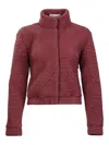 Silvia Tcherassi Zalta Jacket In Burgundy