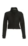 Silvia Tcherassi Zalta Jacquard Blazer In Black