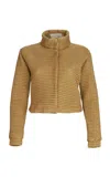 Silvia Tcherassi Zalta Plaid Jacket In Gold