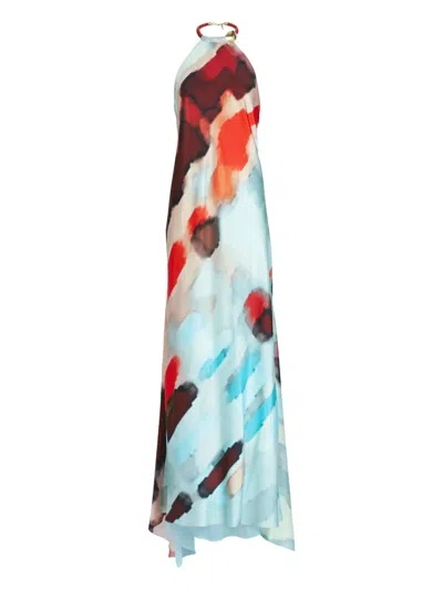 Silvia Tcherassi Zeffa Dress In Blue
