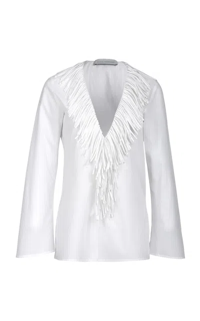 Silvia Tcherassi Zena Cotton Shirt In White