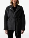 Silvian Heach Belted Patch-pocket Jacket In Black