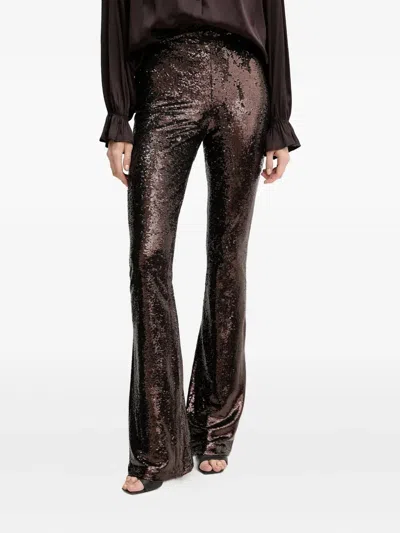 Silvian Heach 시퀸 팬츠 In Brown