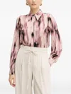 Silvian Heach Button-cuff Shirt In Pink
