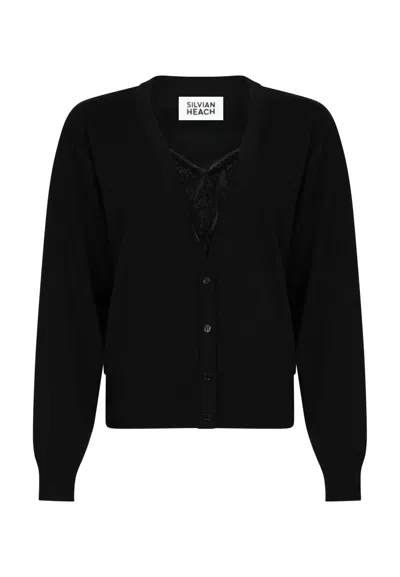 Silvian Heach Cardigan Battepu In Black