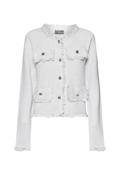 Silvian Heach Cardigan Nyem In White