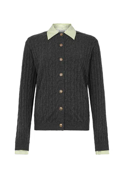 Silvian Heach Cardigan Shila In Gray