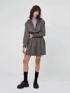 Silvian Heach Checked Jumpsuit In Grigio