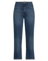 Silvian Heach Denim Woman Jeans Blue Size 28 Cotton, Elastane In Multi