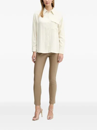 Silvian Heach Divon Pocket Shirt In White