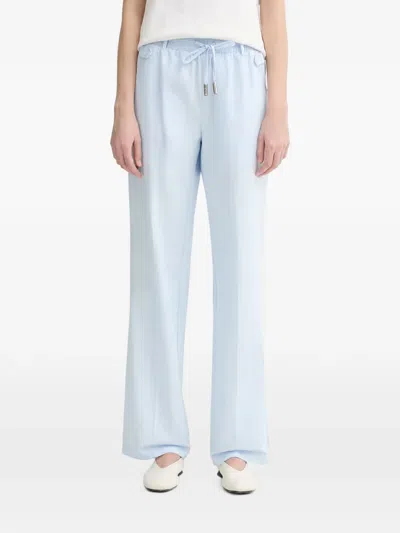 Silvian Heach Drawstring-waist Trousers In Blue