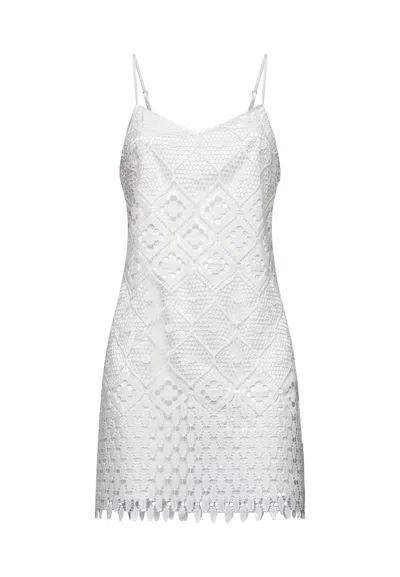 Silvian Heach Dress Short Dress In Bianco
