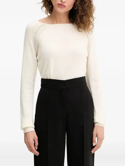 Silvian Heach Embellished Sweater In White