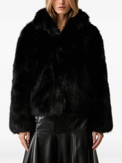 Silvian Heach Faux-fur Jacket In Multi
