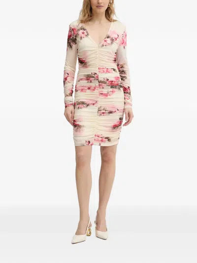 Silvian Heach Kleid Mit V-ausschnitt In Neutral