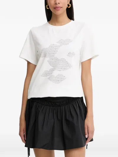 Silvian Heach Graphic-print T-shirt In White