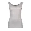 Silvian Heach Gray Viscose Women Women's Top In Gray