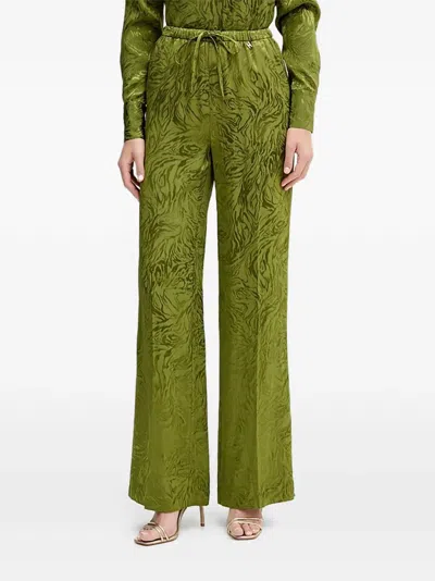 Silvian Heach 드로스트링 프린트 팬츠 In Green
