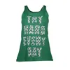 Silvian Heach Green Cotton Tank Top In Green