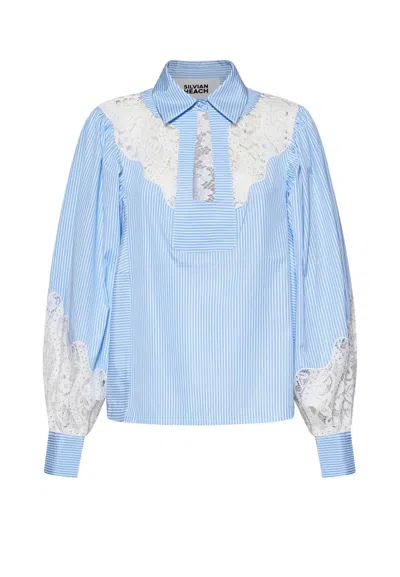 Silvian Heach Illasi Shirt In Blue