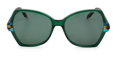 Silvian Heach Ivy Sun 20106vr Occhiali Da Sole Verdi Per Donna