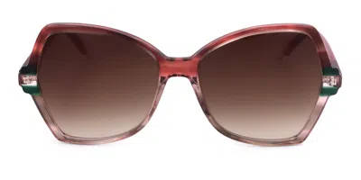 Silvian Heach Ivy Sun 20107 Occhiali Da Sole Rossi Per Donna