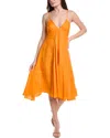 Silvian Heach Karan Linen Midi Dress