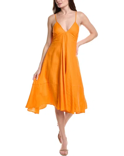 Silvian Heach Karan Linen Midi Dress