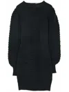 Silvian Heach Knitted Dress In Nero
