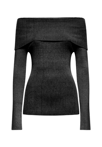 Silvian Heach Knitted Fridrik In Black