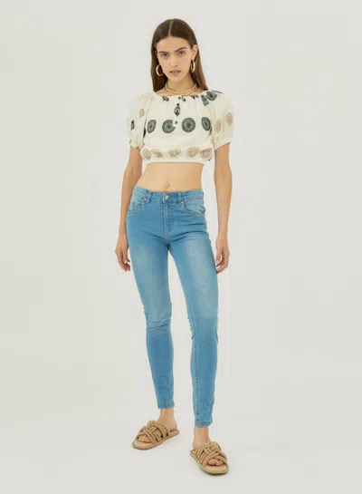 Silvian Heach Knitwear Blouse In Beige