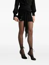 Silvian Heach Knotted Mini Skirt In Black