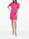 Silvian Heach Lace Mini Dress In Pink