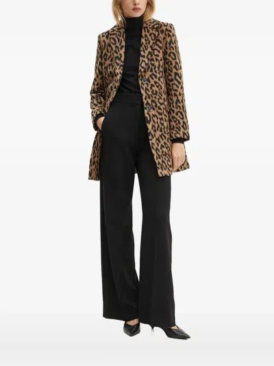 Silvian Heach Leopard-pattern Coat In Multi