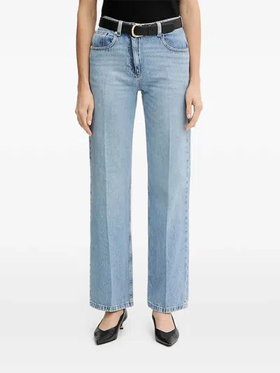 Silvian Heach Logo Jeans In Blue