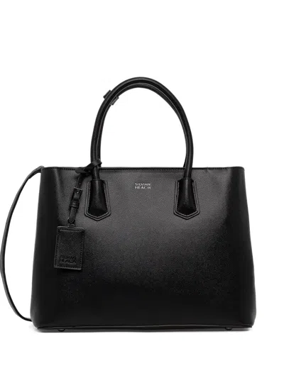 Silvian Heach Logo-plaque Tote Bag In Black