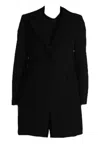 Silvian Heach Long Coat Dress In Nero
