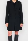 Silvian Heach Long Coat Sunrise In Nero